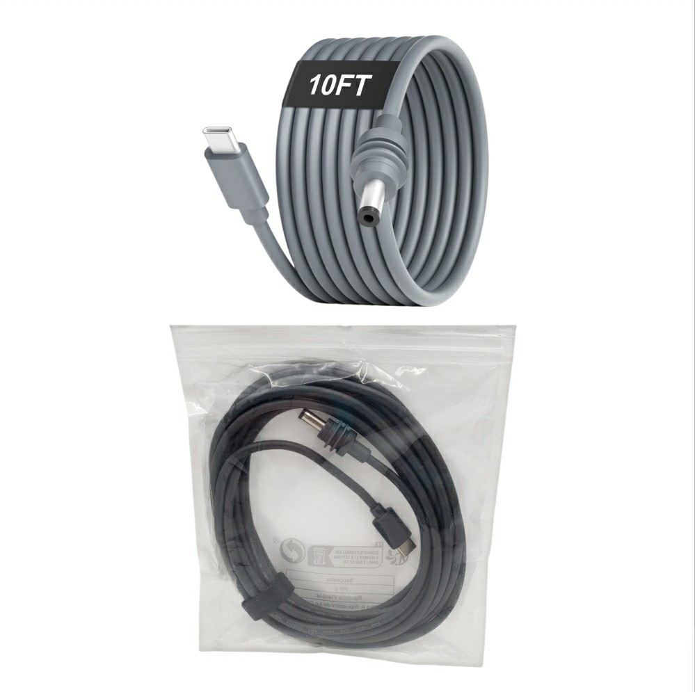 10FT USB C to DC Power Cable for Starlink Mini 20AWG 20V PD Replacement Cord