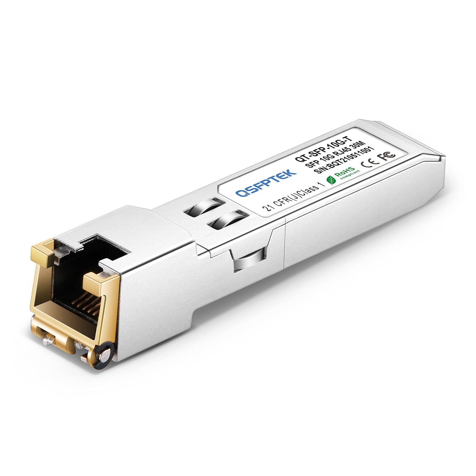 10GBASE-T SFP+ to RJ45 Copper Transceiver Module