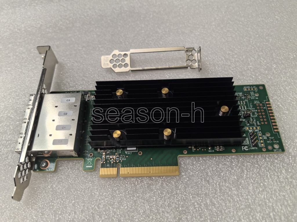 Intel RSP3GD016J Broadcom LSI 9400-16e SATA / SAS PCI-E x8 12Gbps Tri-Mode HBA