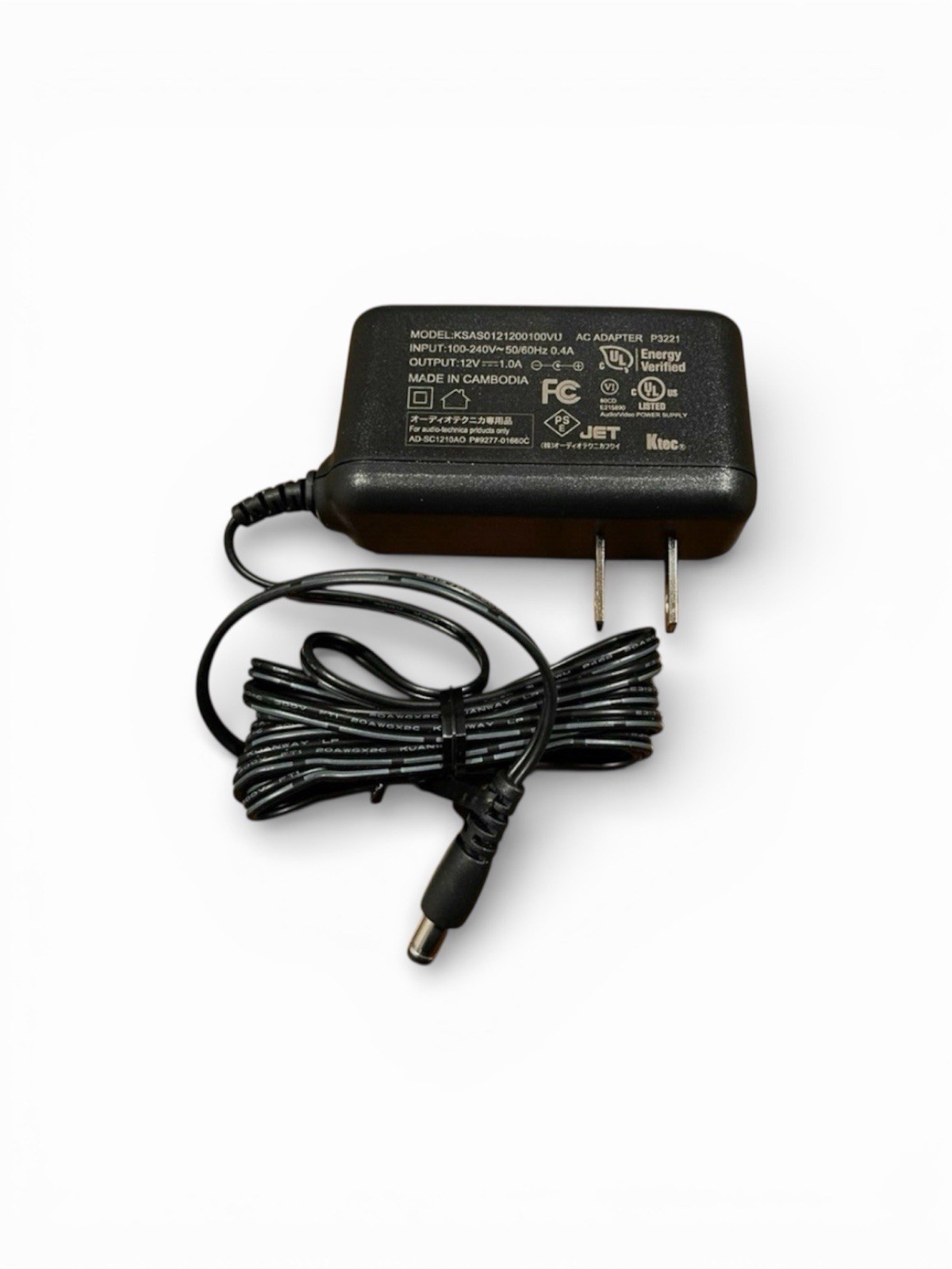 NEW GENUINE LINKSYS RE6500 AC1200 AC ADAPTER KSAS0121200100VU 100/240 12V 1.0A