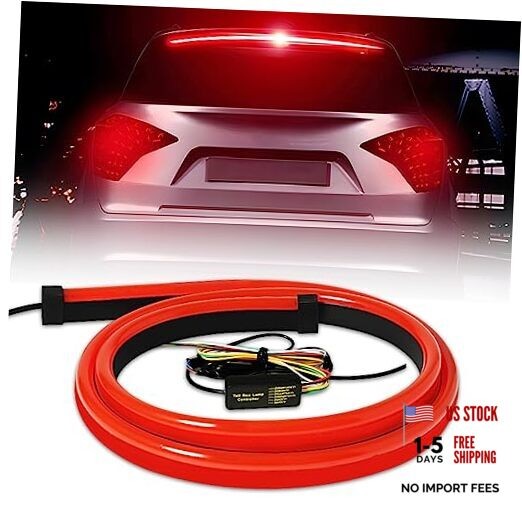 Led Third Brake Light Strip with Sequential Turn Signal, Double Flash Warning