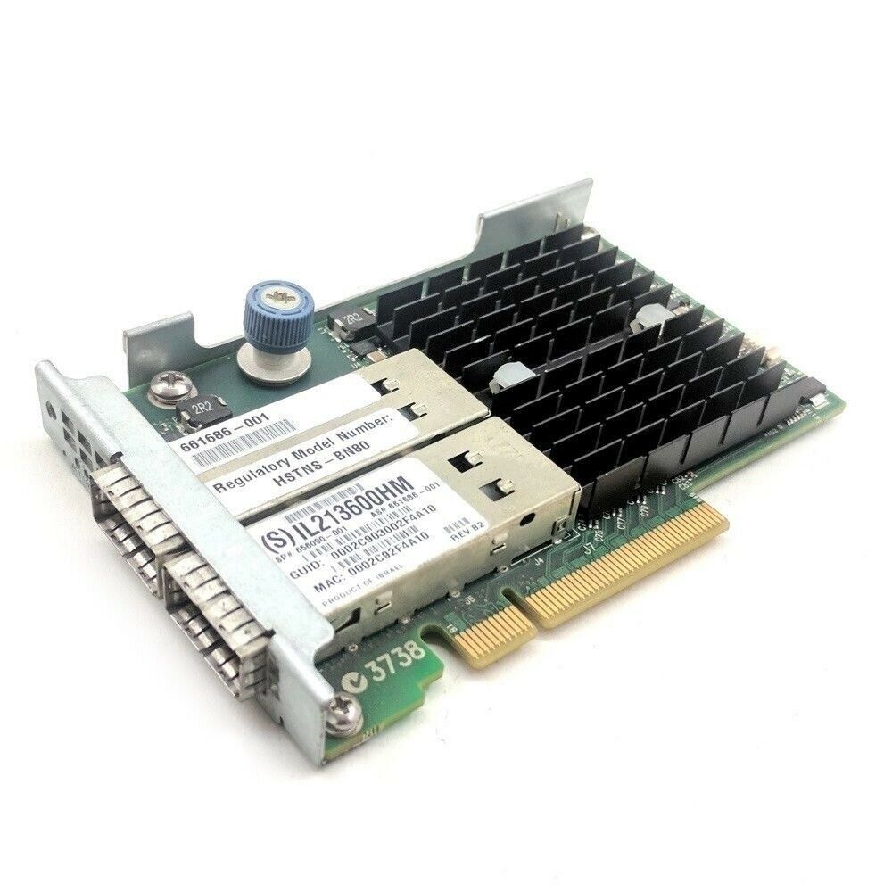 HP FlexFabric 554FLR 10/40Gbps PCI-e Dual Port QSFP 656090-001