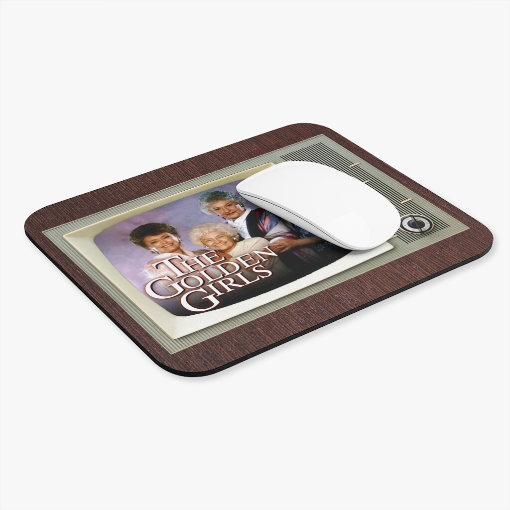 Golden Girls TV Show Retro TV Design Mouse Pad (Rectangle)