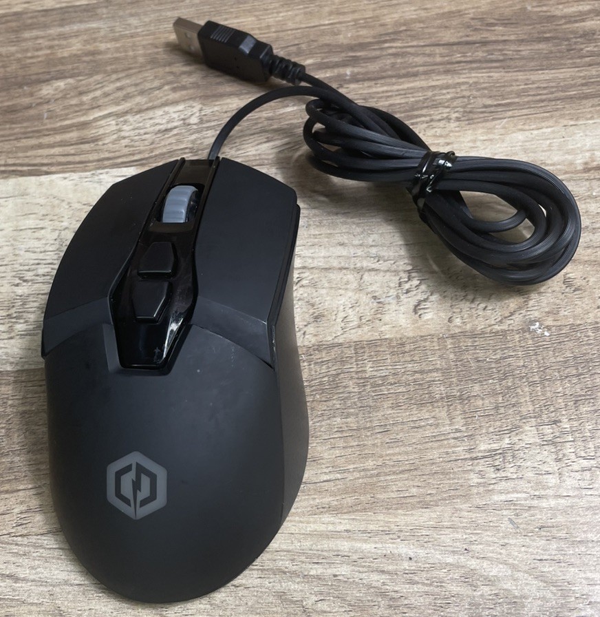 CyberPowerPC Elite M1-131 Wired USB Optical Gaming Mouse 8200 DPI Black