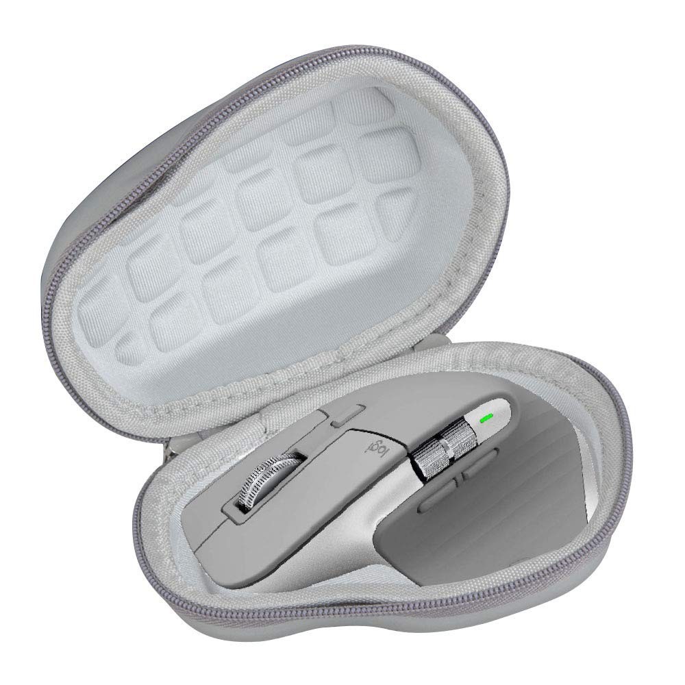 Hard Travel Case for Logitech MX Master 4/3/3S Wireless Mouse - No Shake, Grey