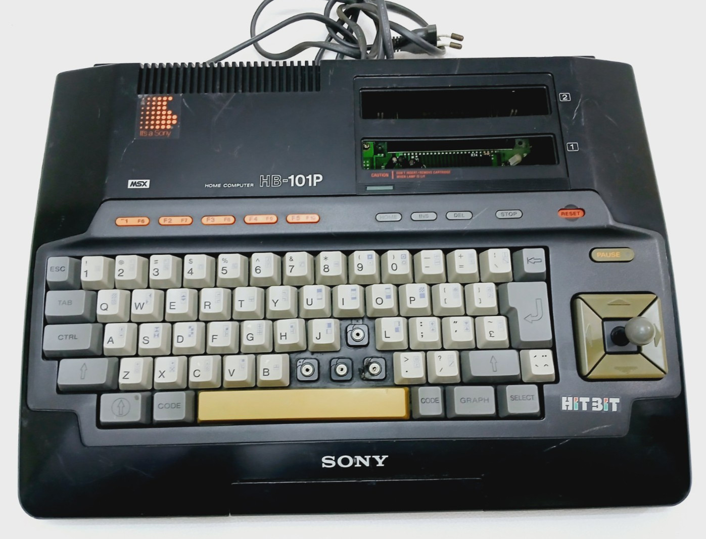 Vintage MSX SONY HIT BIT Home Computer HB-101 -  For parts only Not working