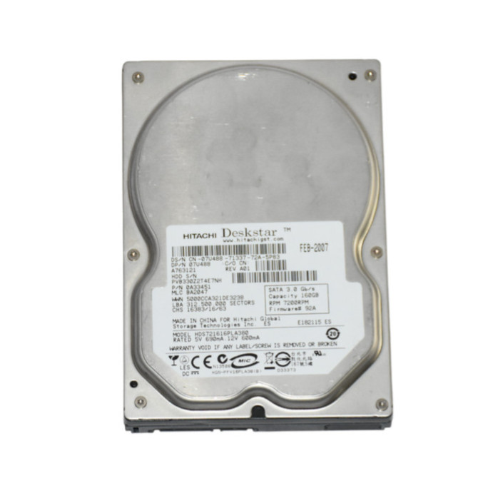 Hitachi Deskstar 7K160 160GB 7.2K 3.5" SATA 3G Hard Drive HDD HDS721616PLA380