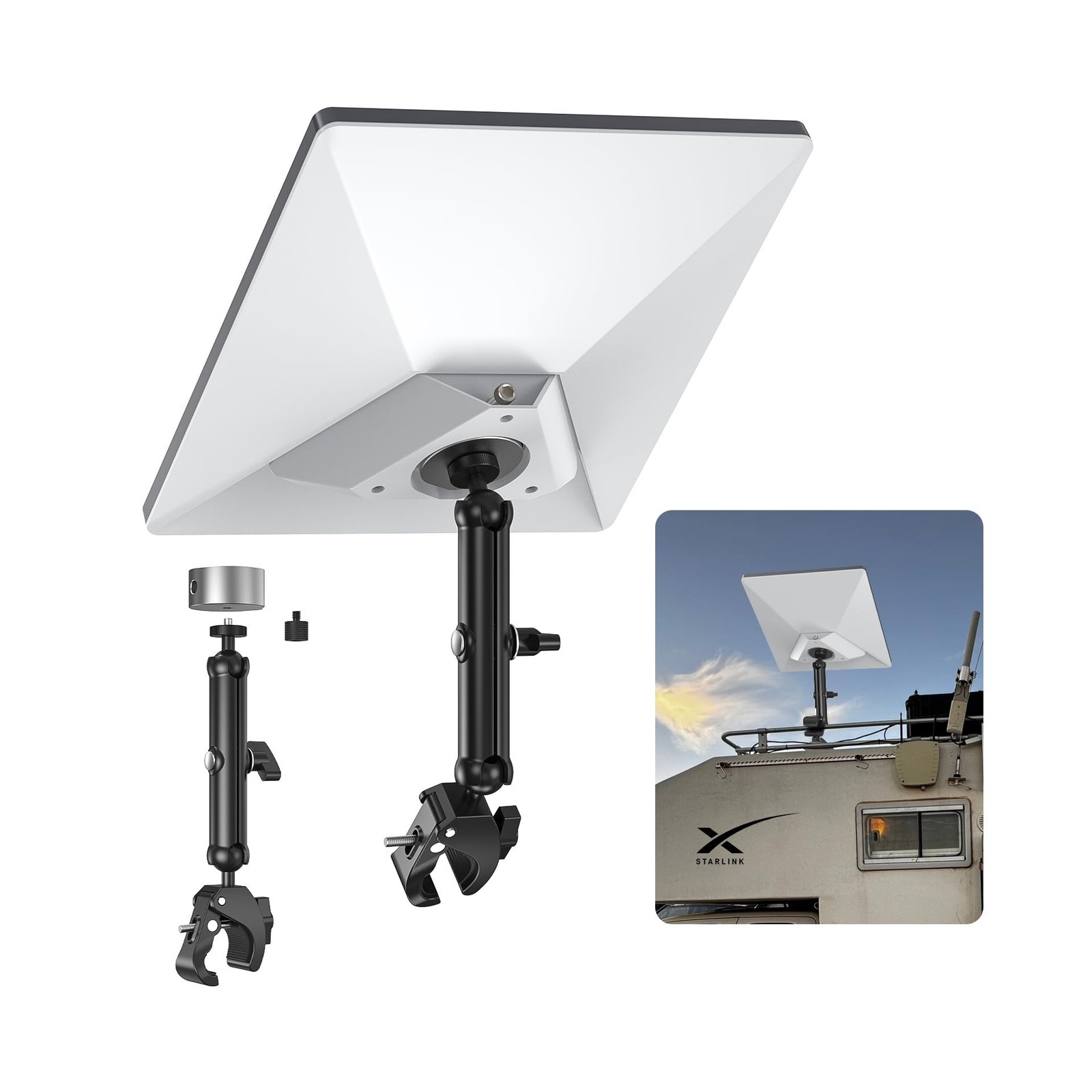 XLTTYWL 2025 Starlink Mini Pole Mount Kit, Aluminum Mini Starlink T... Fast Ship