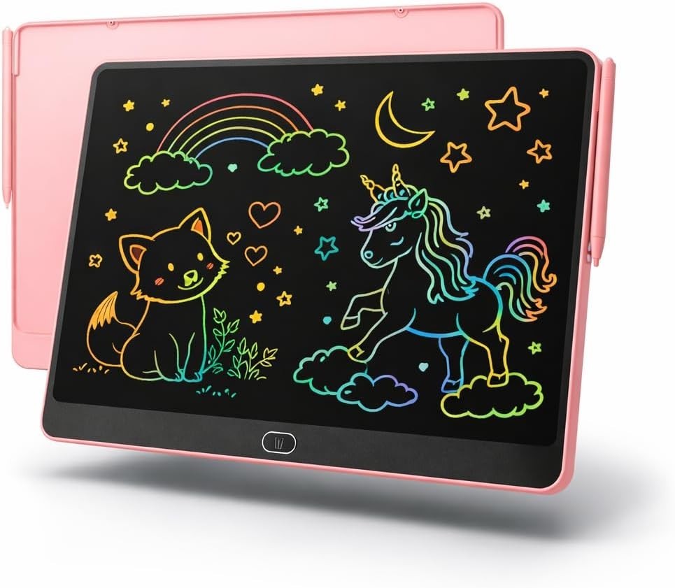 16 Inch Large LCD Writing Tablet for Kids, Colorful Reusable Electronic Doodle B