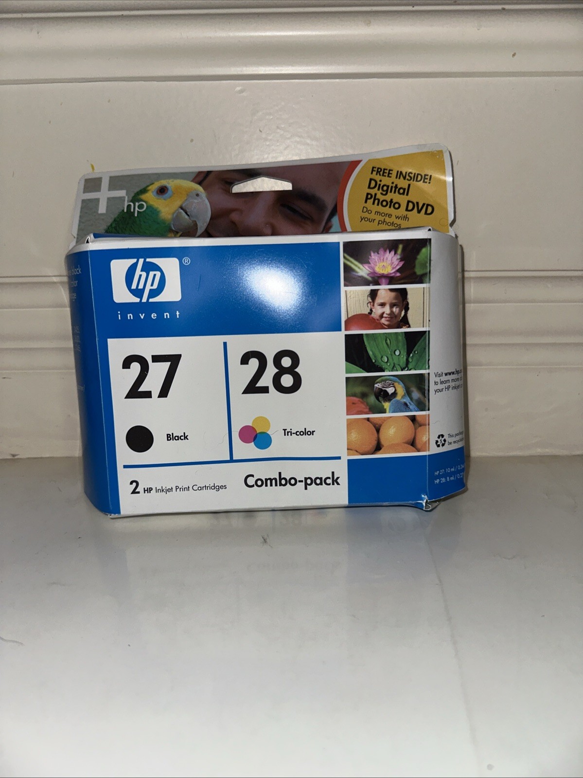 Un-open Brand New Genuine HP 27 28 Combo-Pack Black & Tri-color Ink Cartridges