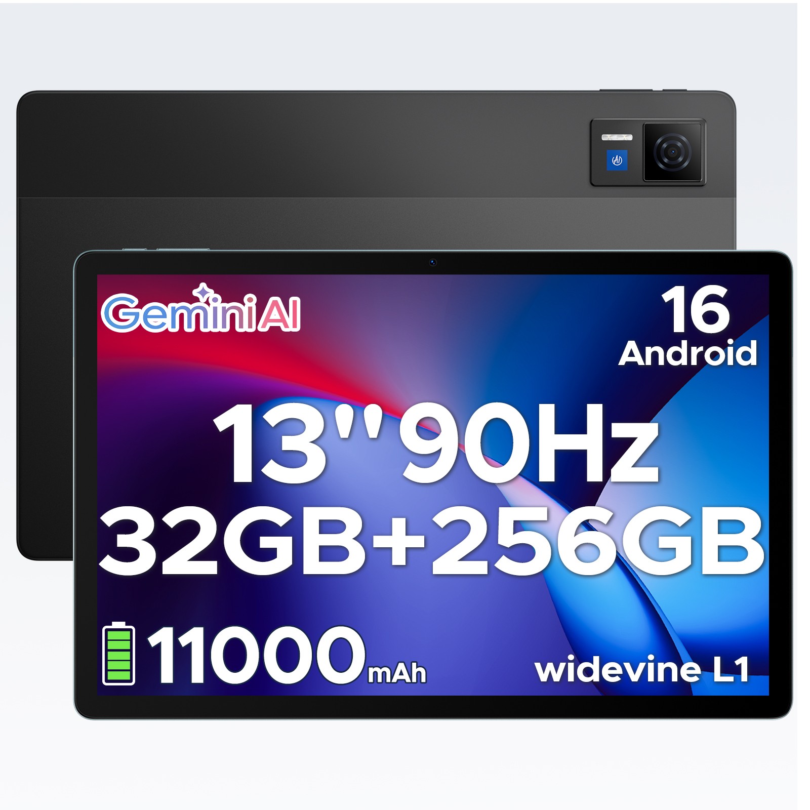 DOOGEE U13 13 inch Tablet Android 16 Tablet 11000mAh 32GB+256GB Octa Core Gaming