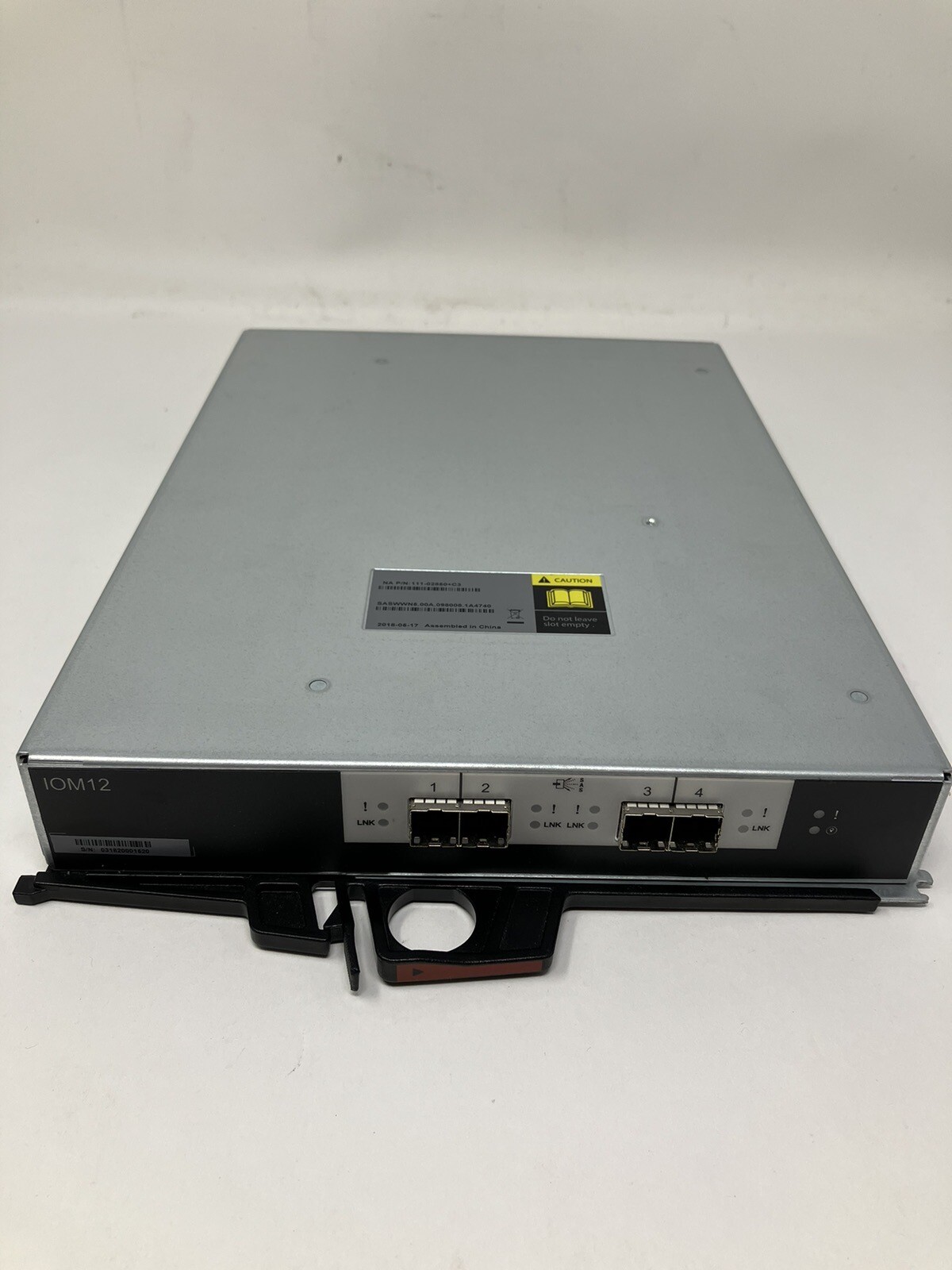 NetApp IOM12 SAS WWN6.00A.098008.1A Storage NetApp Module 111-02850+C3