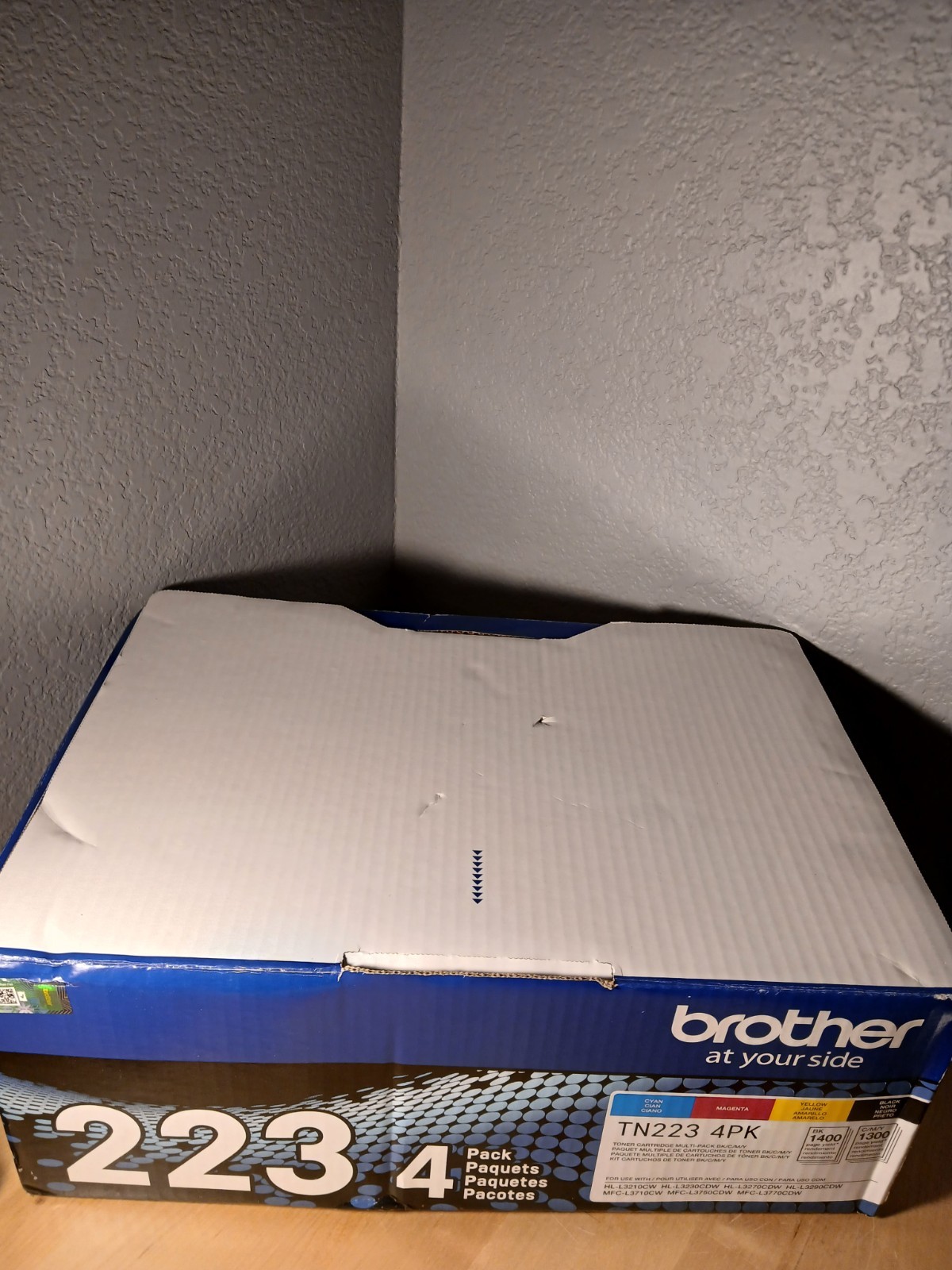 Genuine OEM Brother TN223 Toner Set Black Cyan Magenta TN-223 - Missing Yellow
