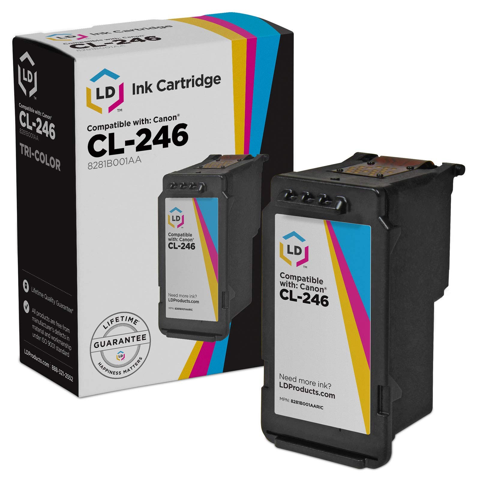 LD Replacement Canon CL-246 / 8281B001AA Color Ink Cartridge