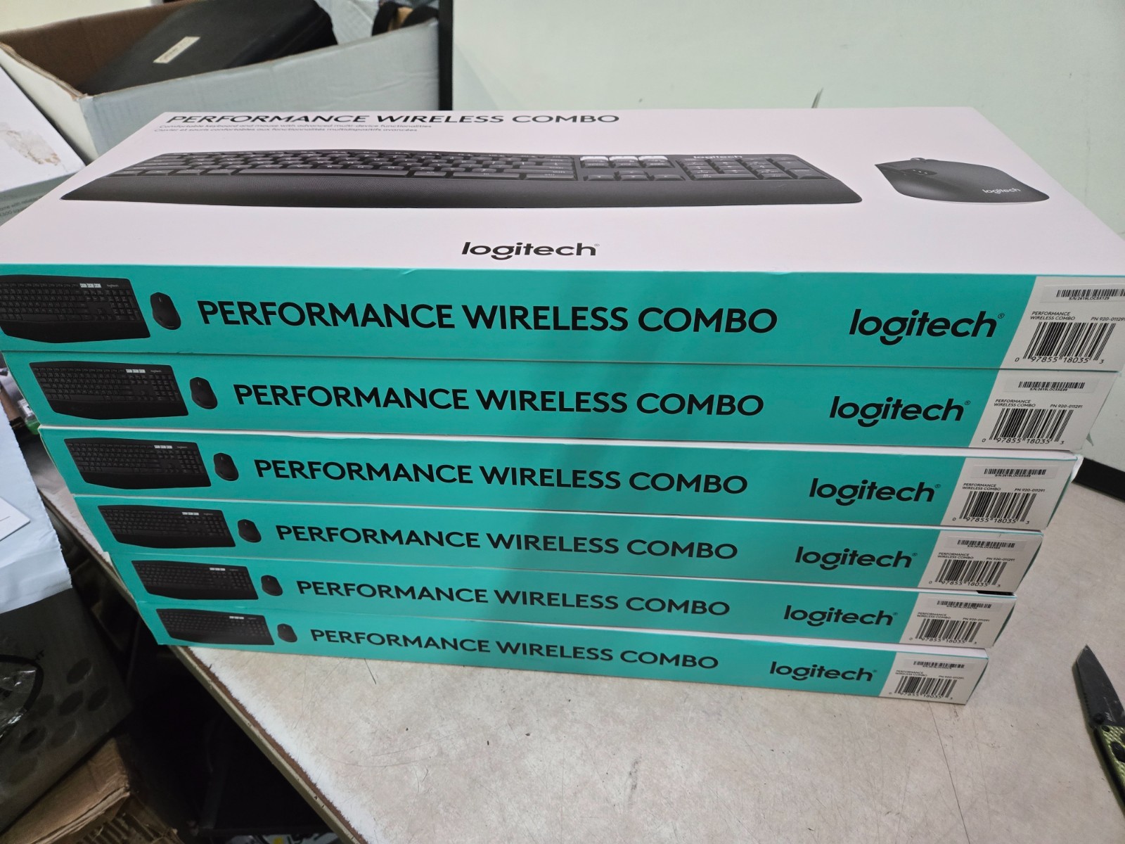 X6 SEALED Logitech Performance Wireless Mouse & Keyboard Combo 920-011291 MK850