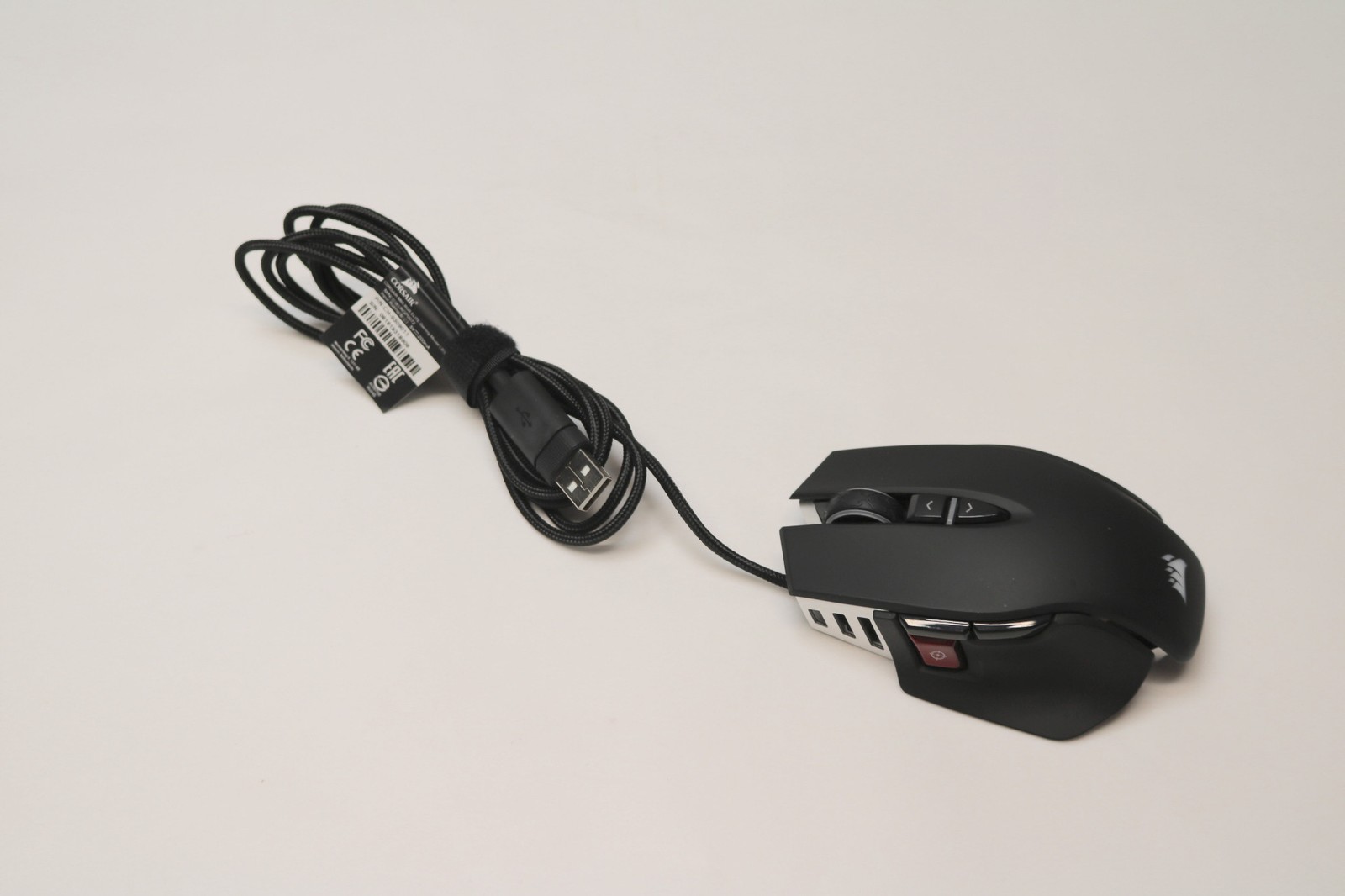 Corsair M65 Pro Gaming Mouse 12000 DPI Optical Tunable Backlit RGB LED Used Good