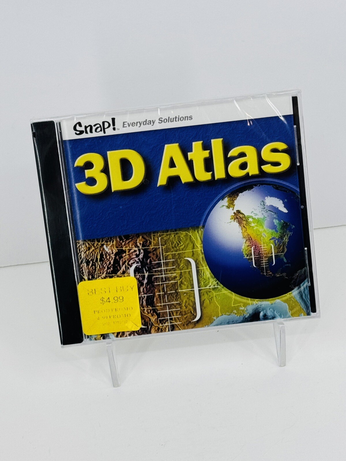 VTG 2001 Topic Ent. 3D ATLAS PC CD-ROM Software By SNAP WINDOWS 95 98 NIB