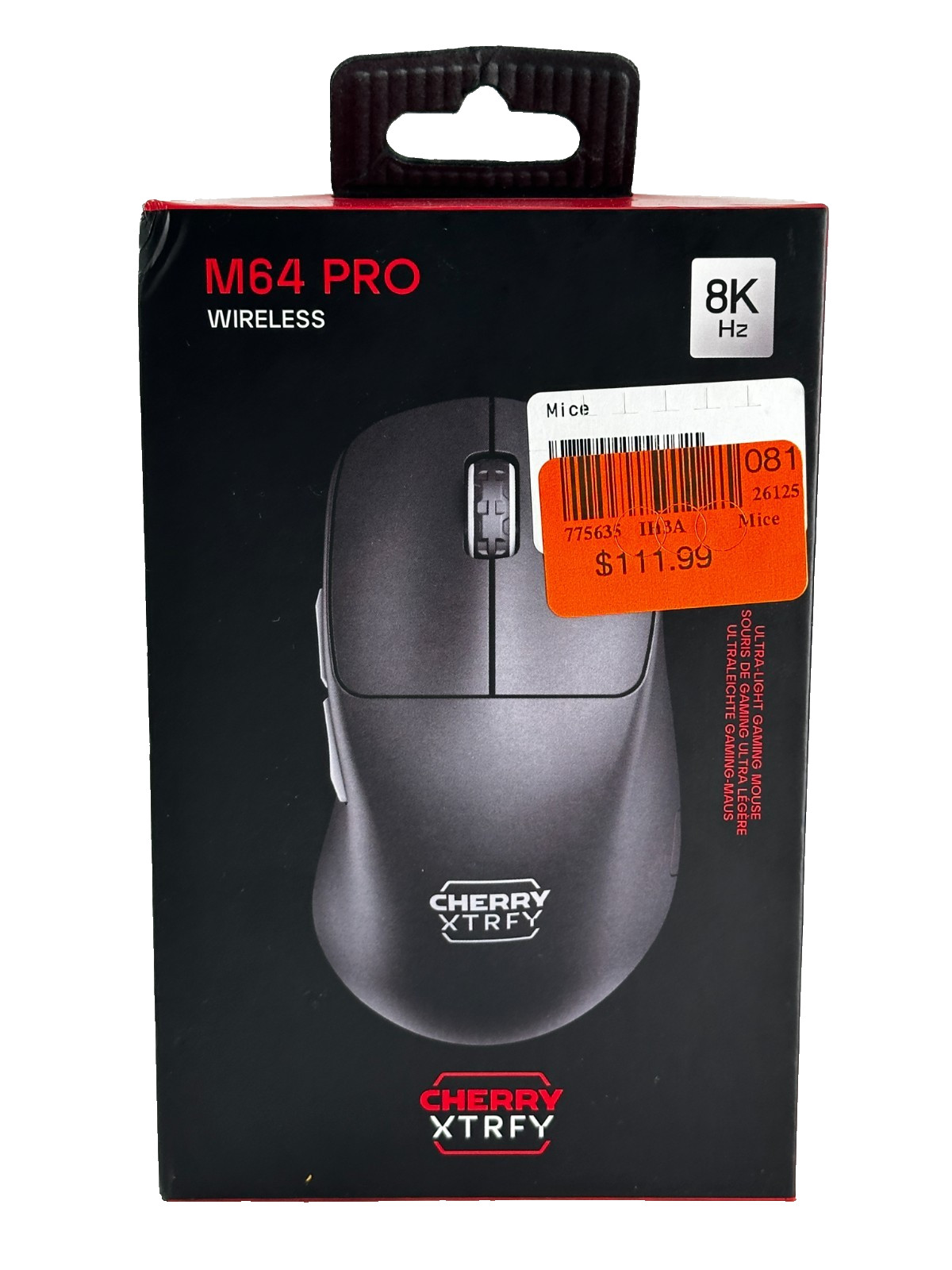 Cherry Xtrfy M64 Pro Wireless Gaming Mouse - Black
