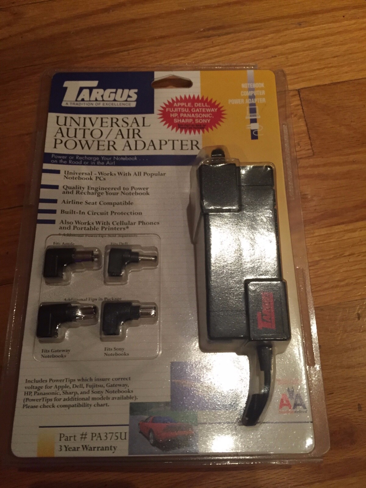TARGUS - PA375U Universal Auto / Air Power - Adapter Notebook, Power Adapter
