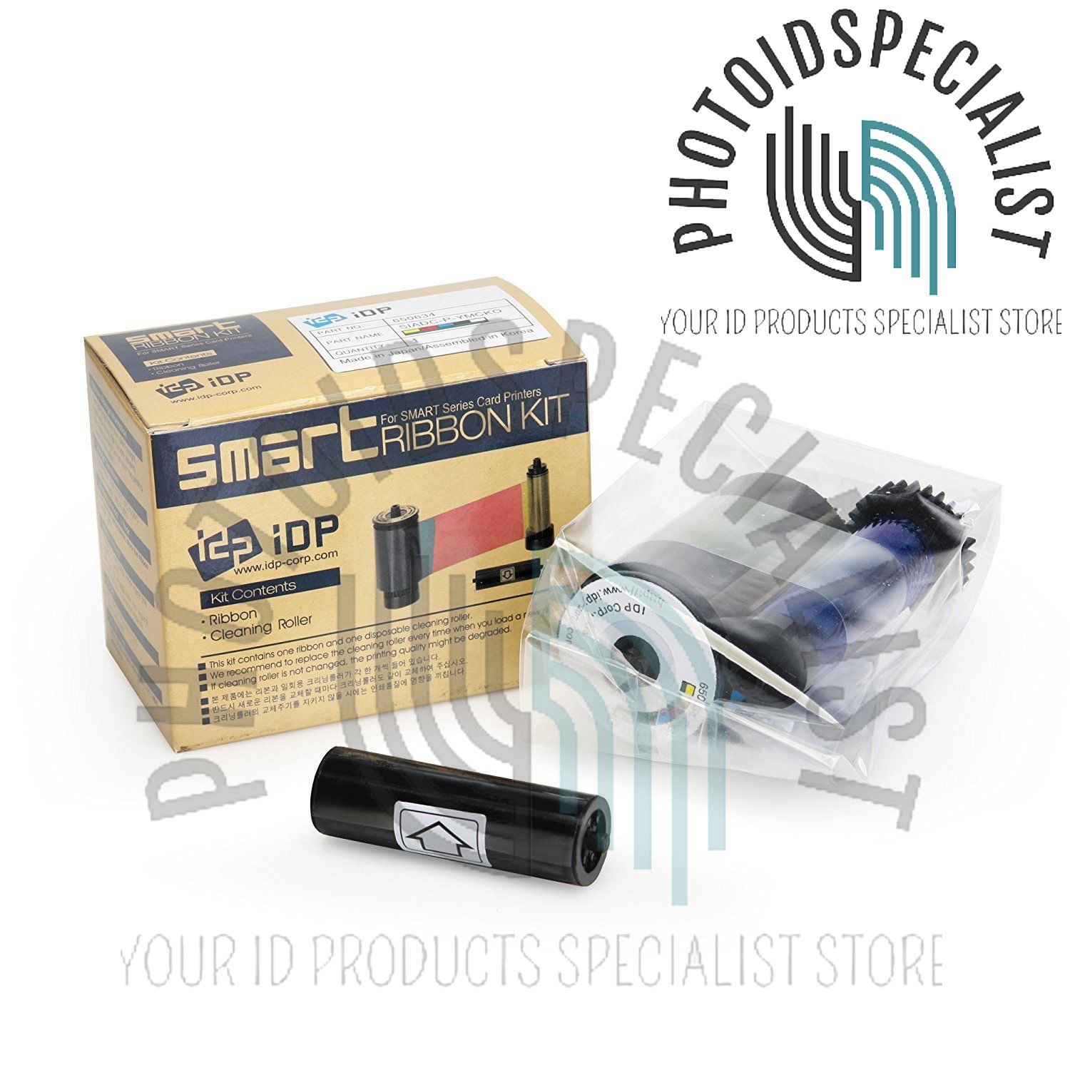 NEW IDP 650637 YMCKOK Color Ribbon Kit - 200 Prints 