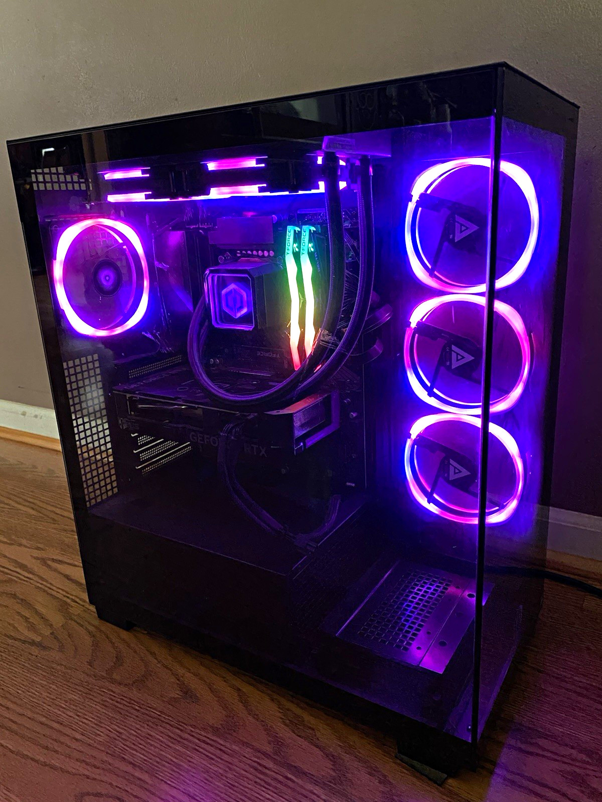 CyberPowerPC C SERIES Gaming Desktop Tower RGB Wi-Fi Black ET8242-29797