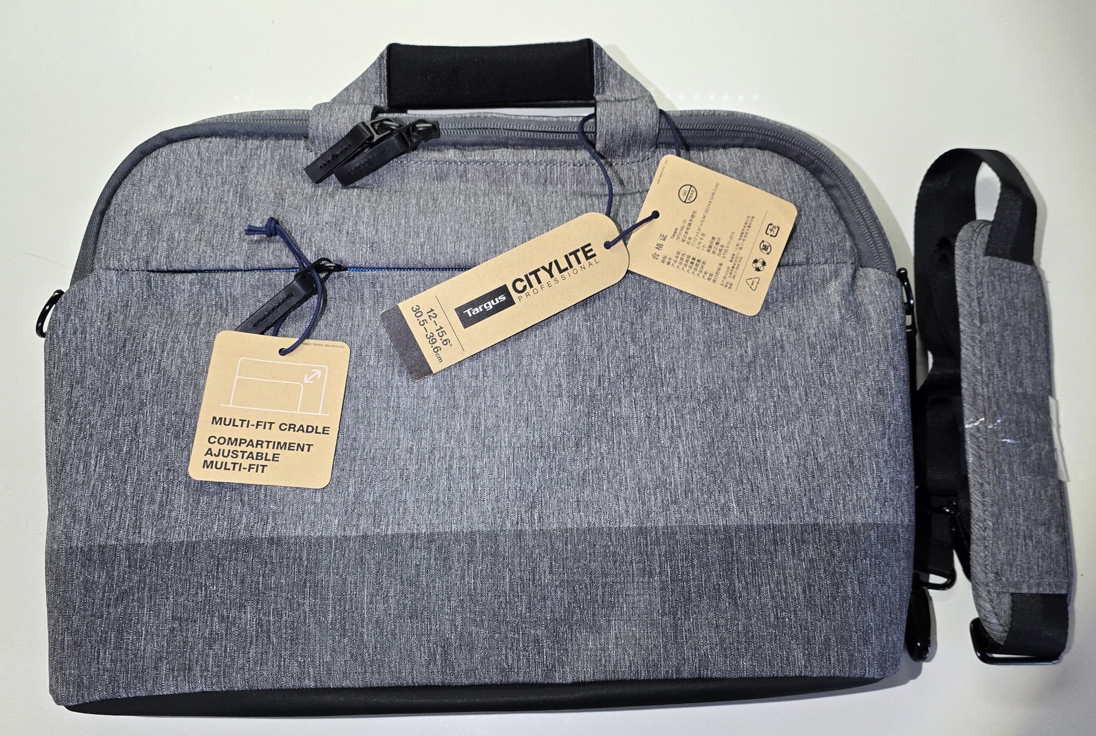 Targus CityLite Pro Laptop Bag 15.6" Laptop - Gray - T9T919-GL-70 - Brand new