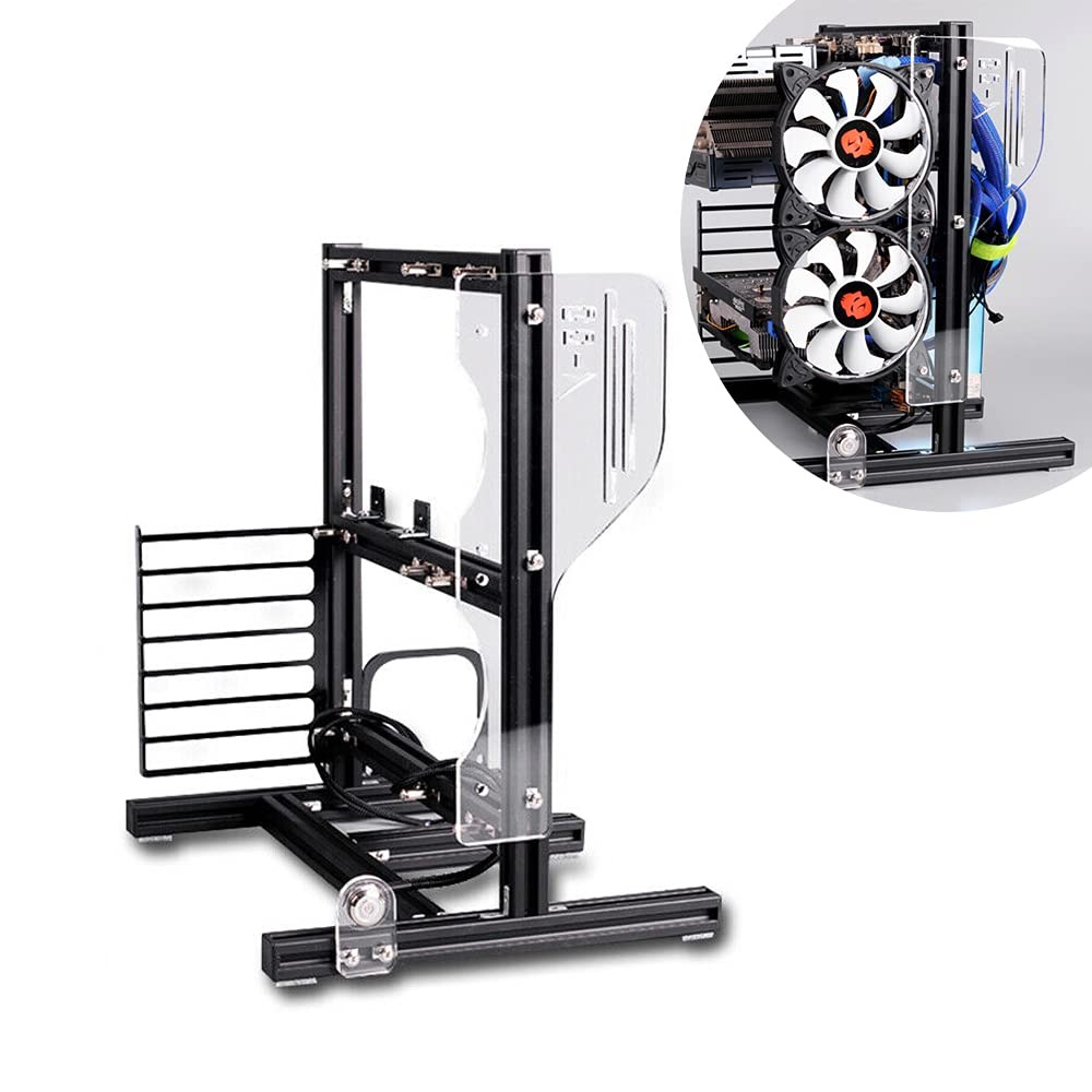 DIY PC Frame Vertical Test Bench Open Air Case Chassic Motherboard Frame Holder
