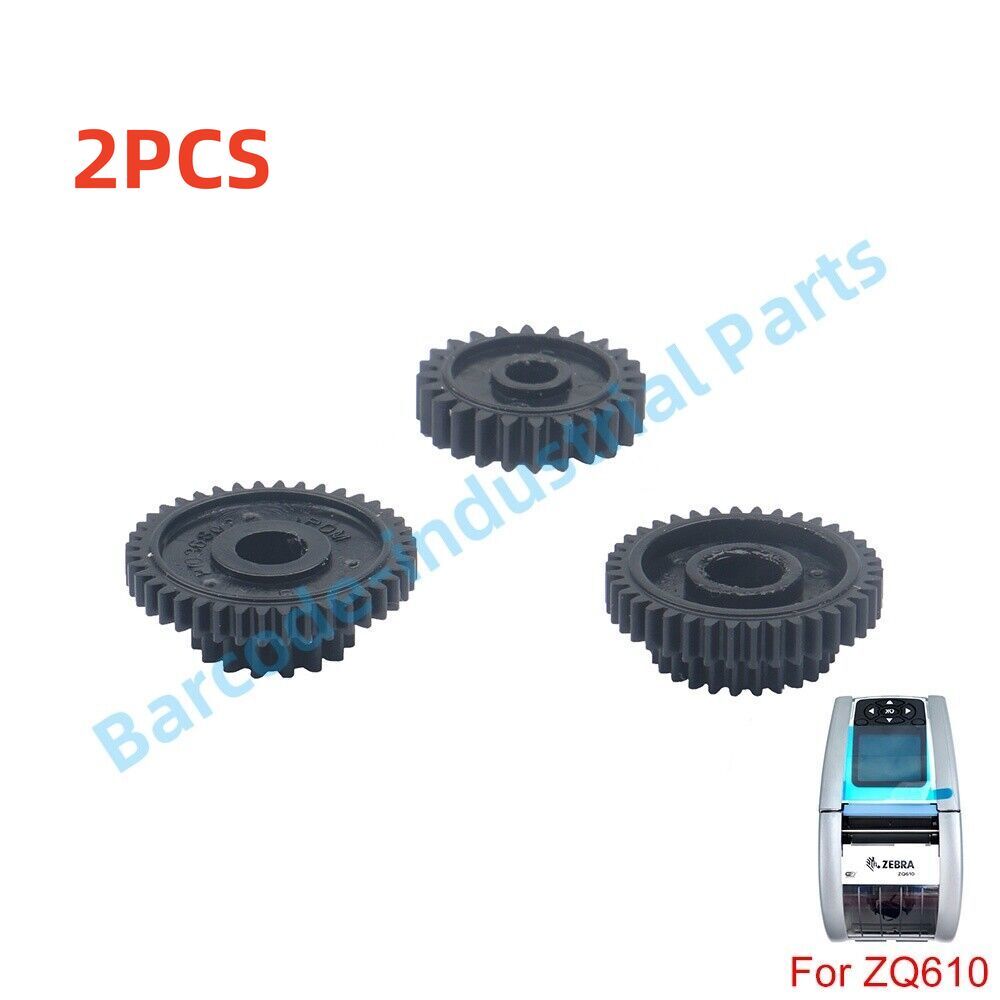 2PCS 3 Gears , Repair Spare Parts for Zebra ZQ610 Printer
