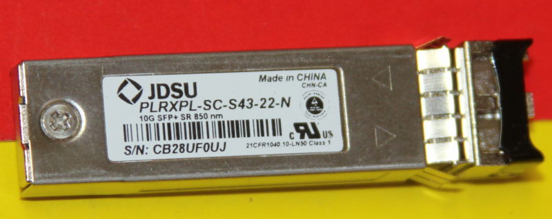 JDSU PLRXPL-SC-S43-22-N 10GB Ethernet 850nm SFP+ Transceiver 275xAvail