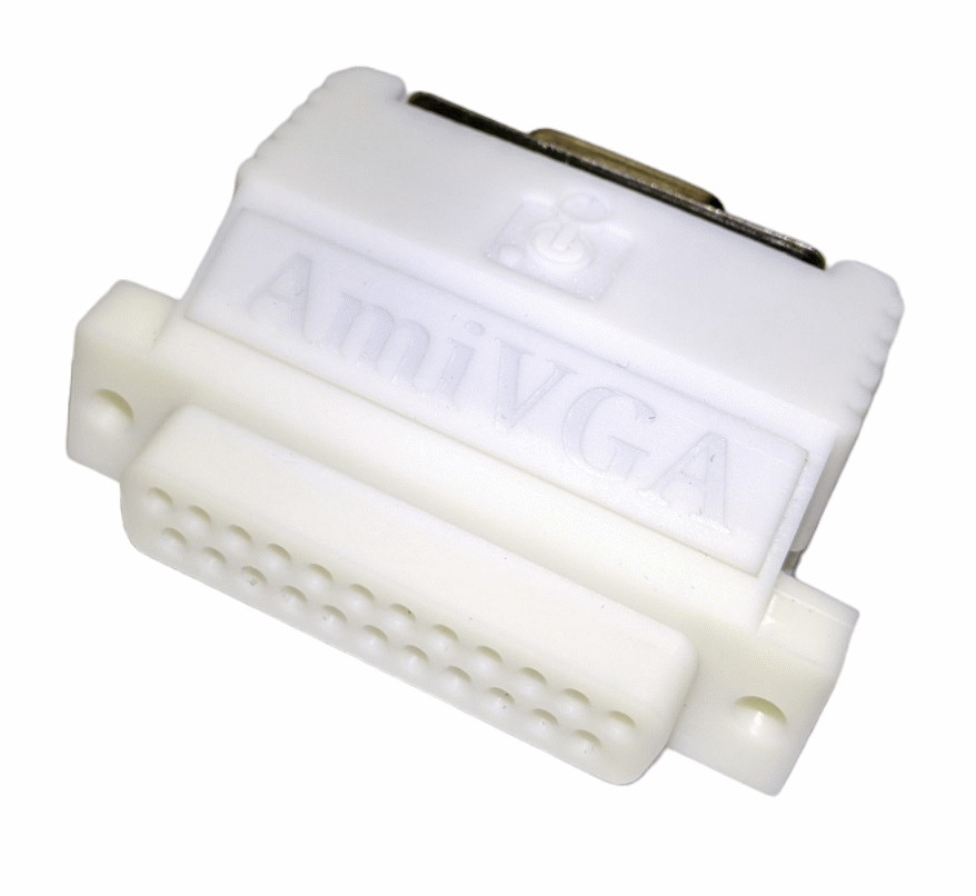 Amiga Video Adapter DB23 Buffered RGB VGA Monitor No Vertical Line VLR