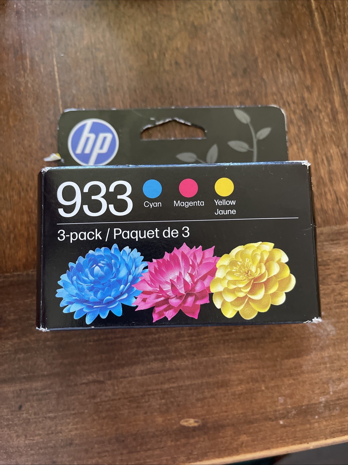 HP 933 Cyan Magenta Yellow Original Ink Cartridges 3-Pack Exp 01/2027 - N9H56FN