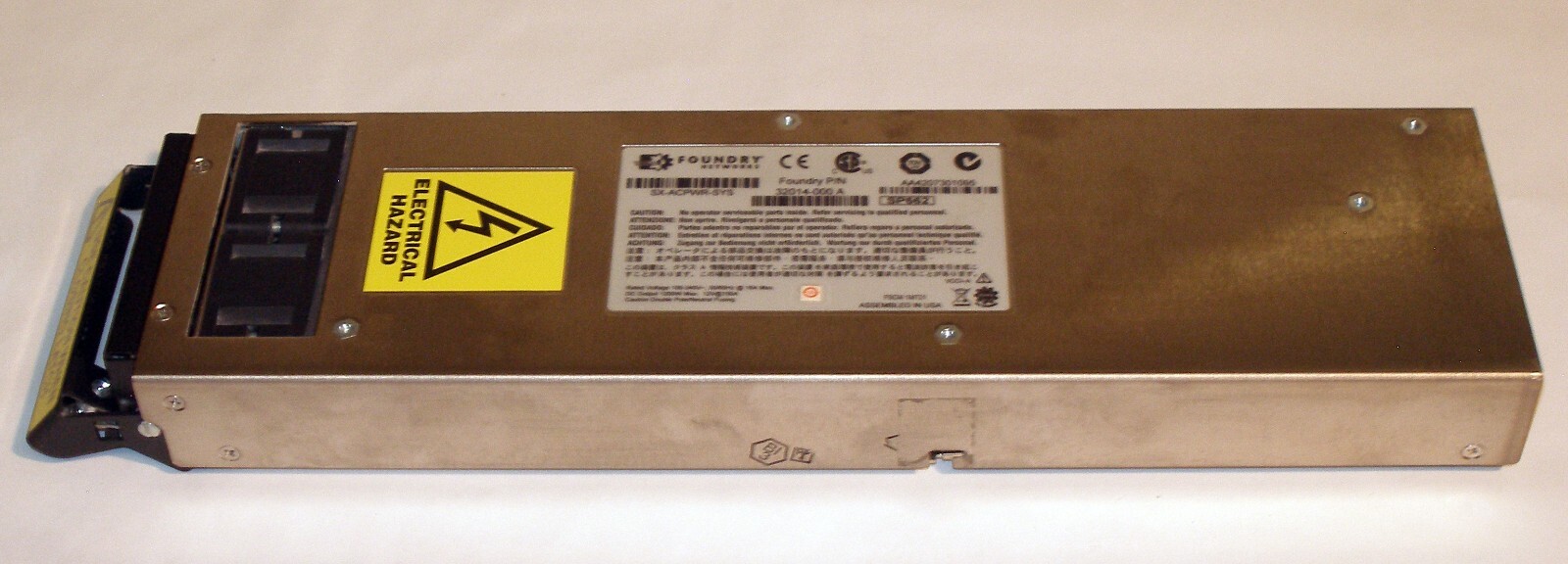 Brocade Foundry 32014-000 SX-ACPWR-SYS 1200W SX SuperX Power Supply, FastIron