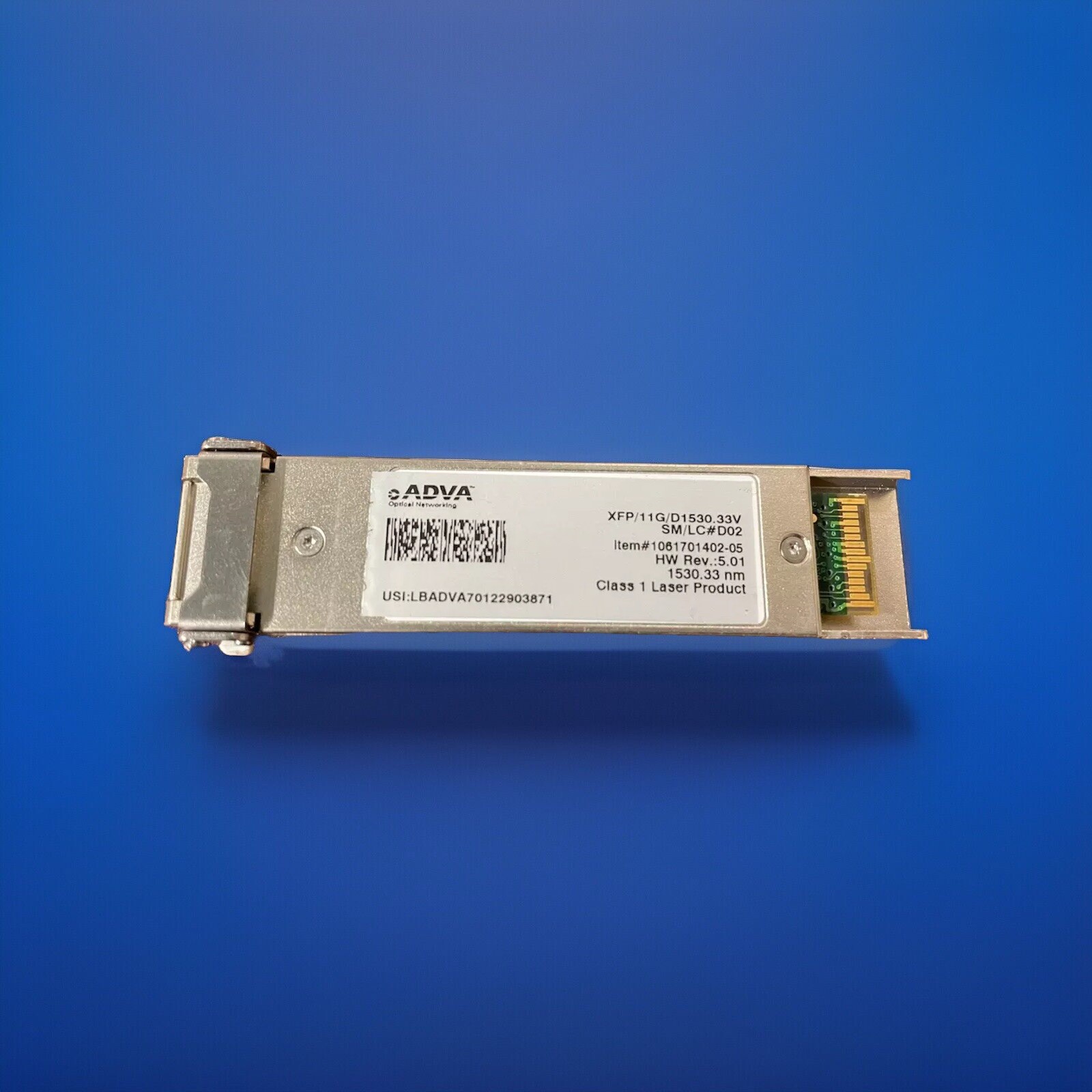 ORIGINAL ADVA 1061701402 XFP/11G/D1530.33V SM/LC# 1539nm HW REV 5.