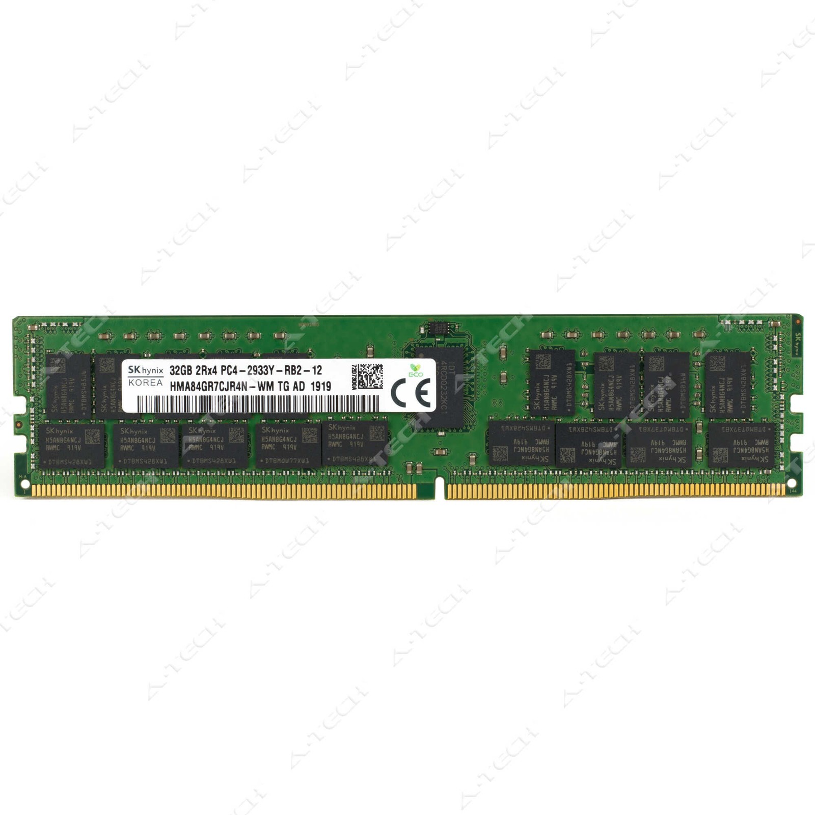 Hynix 32GB DDR4-2933 PC4-23400 2Rx4 ECC RDIMM Server Memory RAM HMA84GR7CJR4N-WM