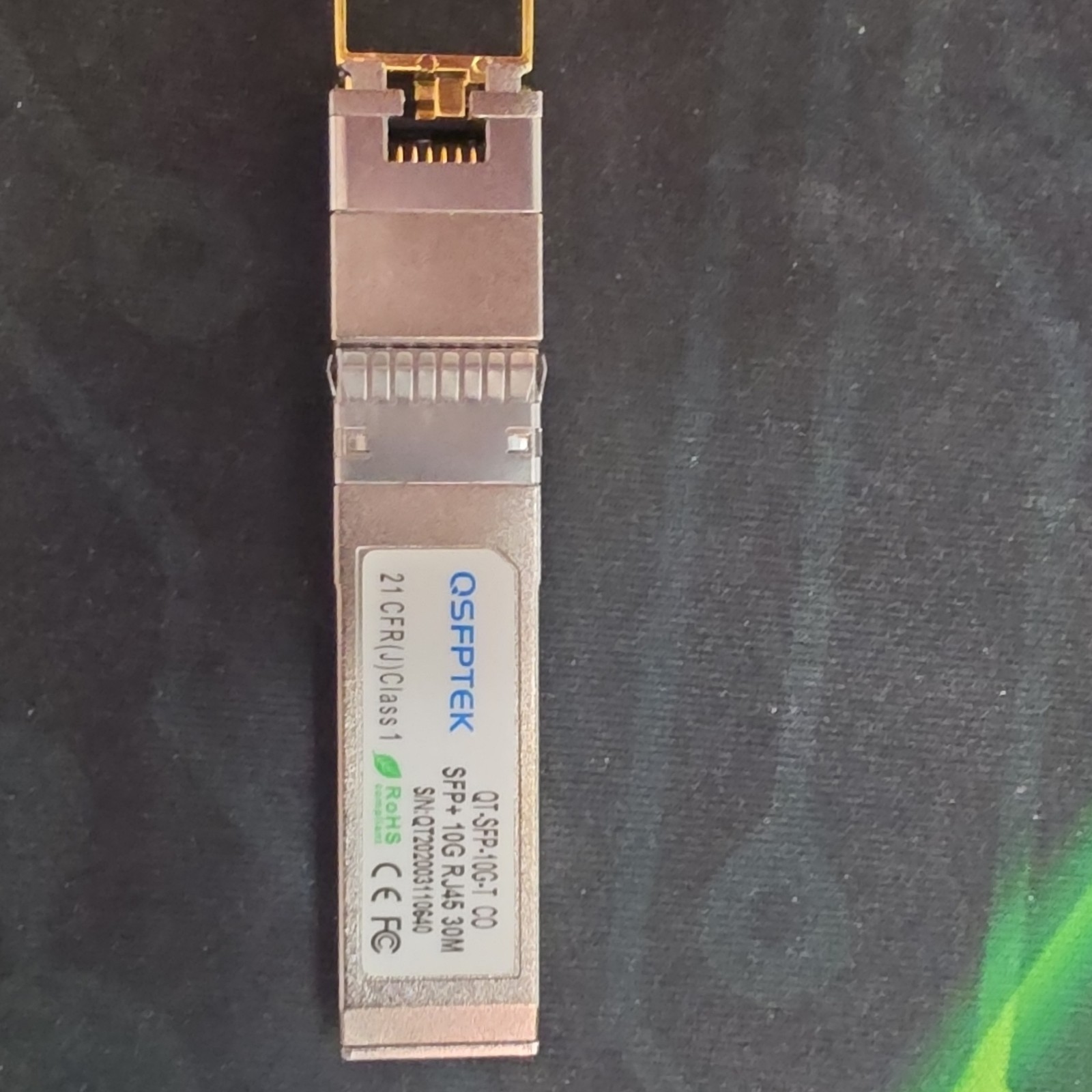 QSFPTEK SFP+ 10Gbps RJ-45 Cat 6 Ethernet Network Switch Module