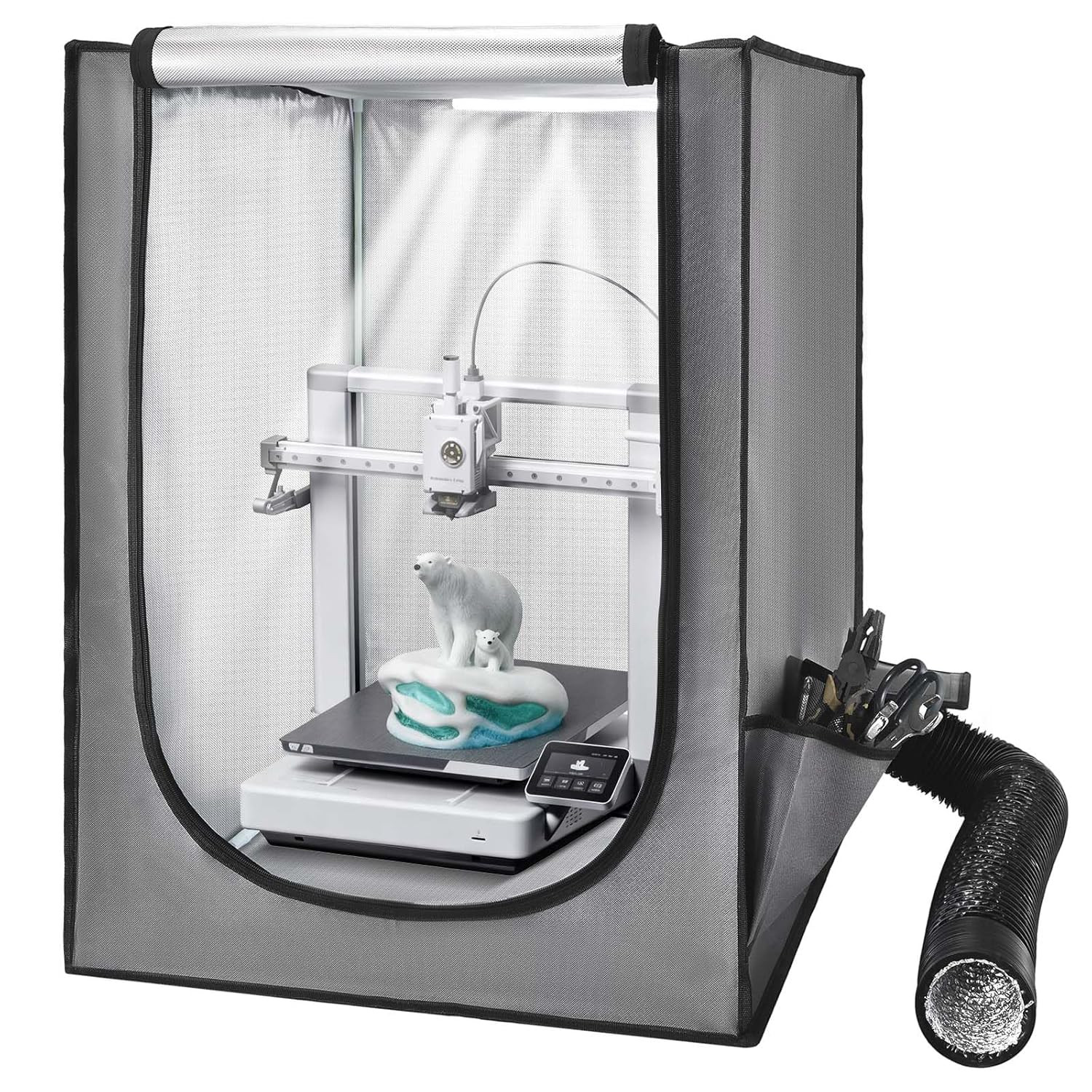 3D Printer Enclosure with Ventilation, Dustproof Waterproof Oxford Cloth Resin 3