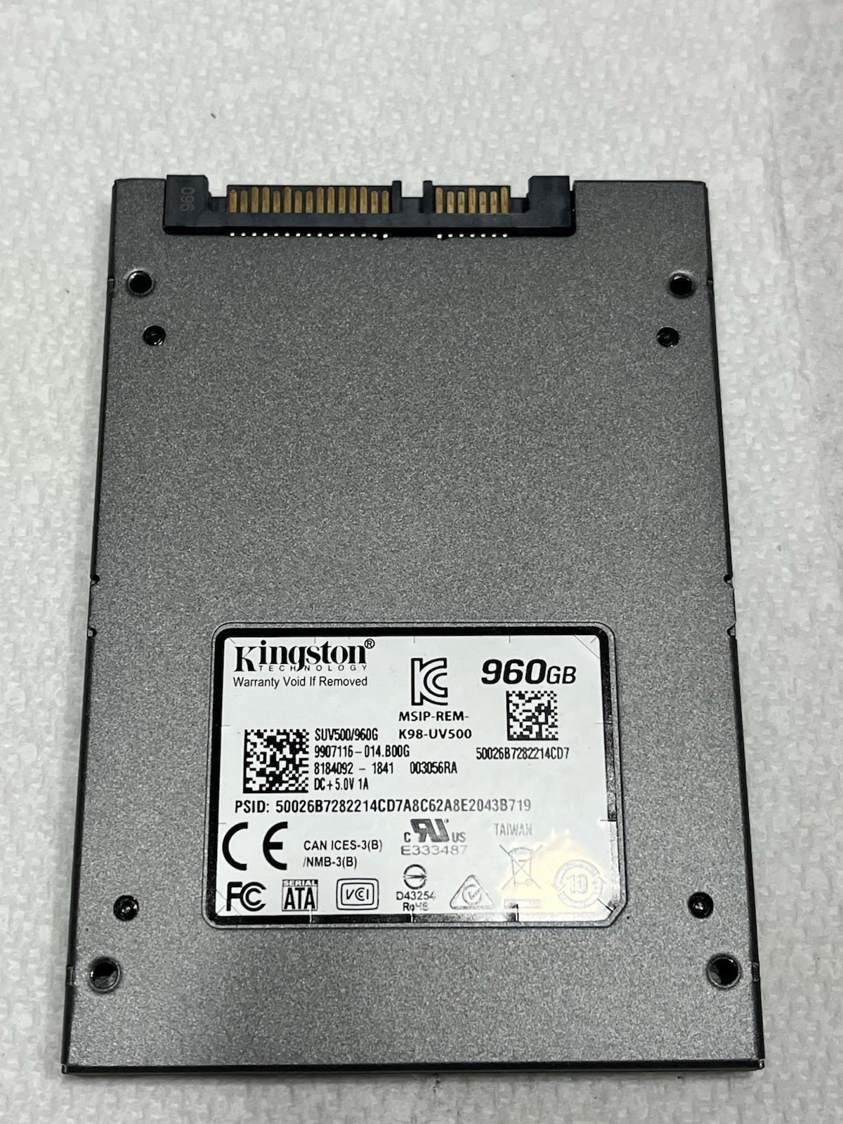 Kingston 960GB UV500/960G 2.5 SSD k98-UV500