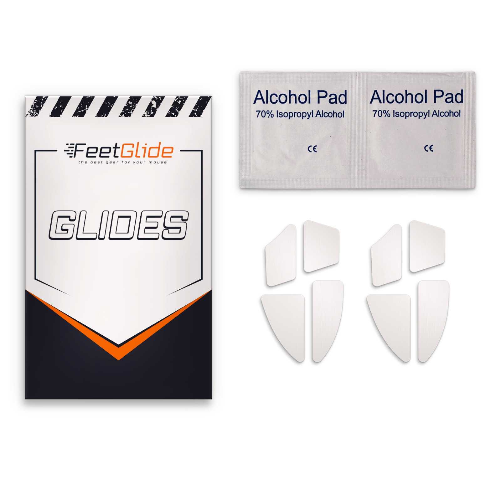 FeetGlide Skates for Corsair Scimitar Elite Wireless Replacement Mouse Feet PTFE