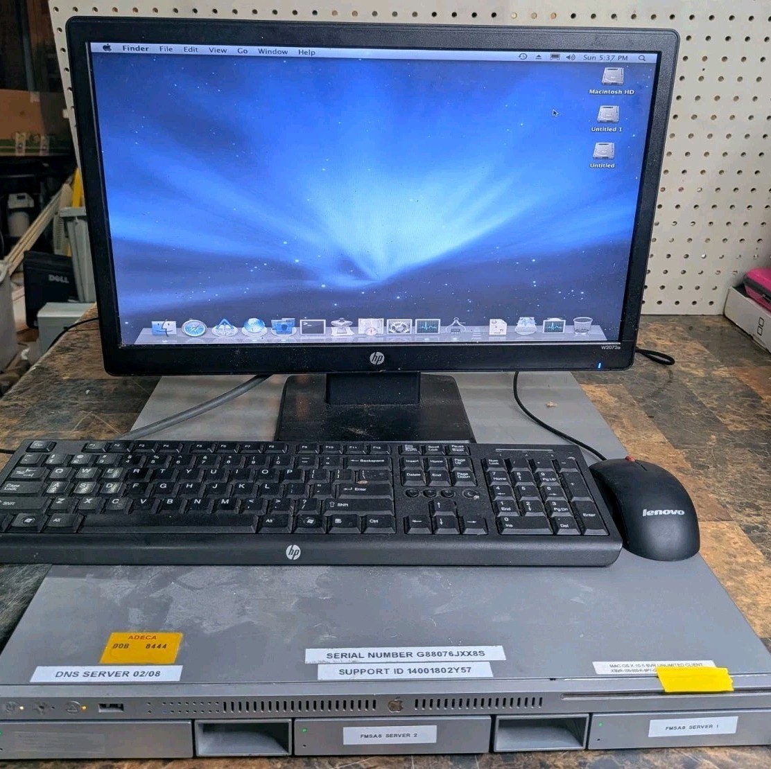 Apple Xserve 2,1 A1246 Server Intel Xeon 3.0GHz CPU 4GB RAM MAC OS X 10.5 UNL.