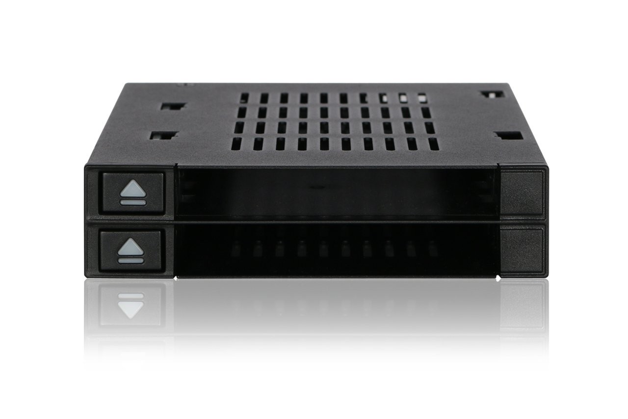 ICY DOCK Dual 2 Bay 2.5” SSD & HDD Dock Tool-Less Hot-Swap SATA / SAS Mobile Rac