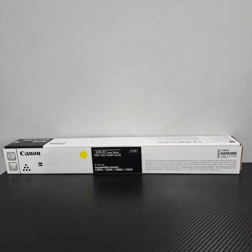 Canon 3766C003AA GPR-61 Yellow High Yield Toner Cartridge