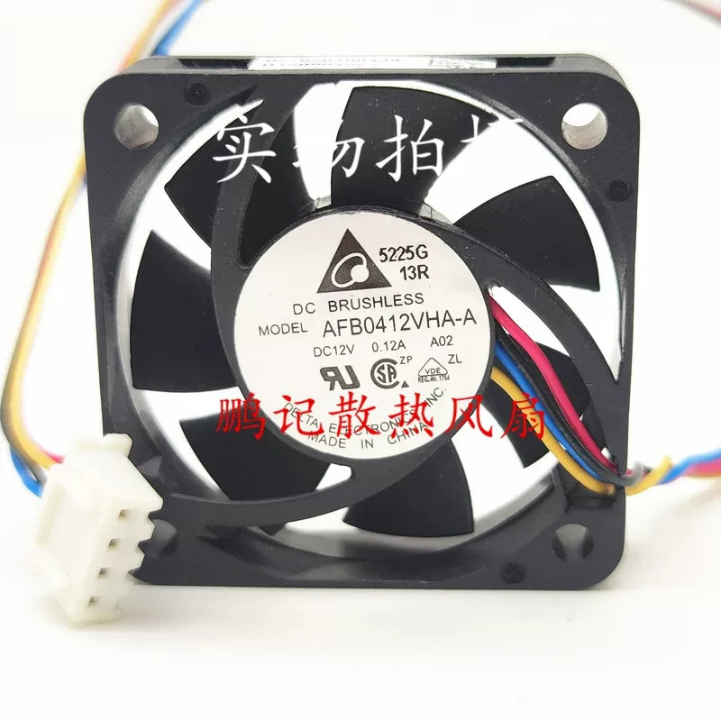 1PCS Delta AFB0412VHA-A 12V DC 0.12A 4010 4-Wire PWM Fan