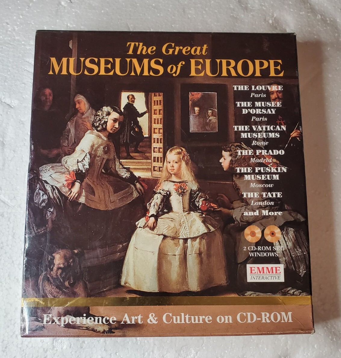 The Great Museums of Europe 2 Disc PC CD-ROM - Brand New Sealed. Ultra Rare