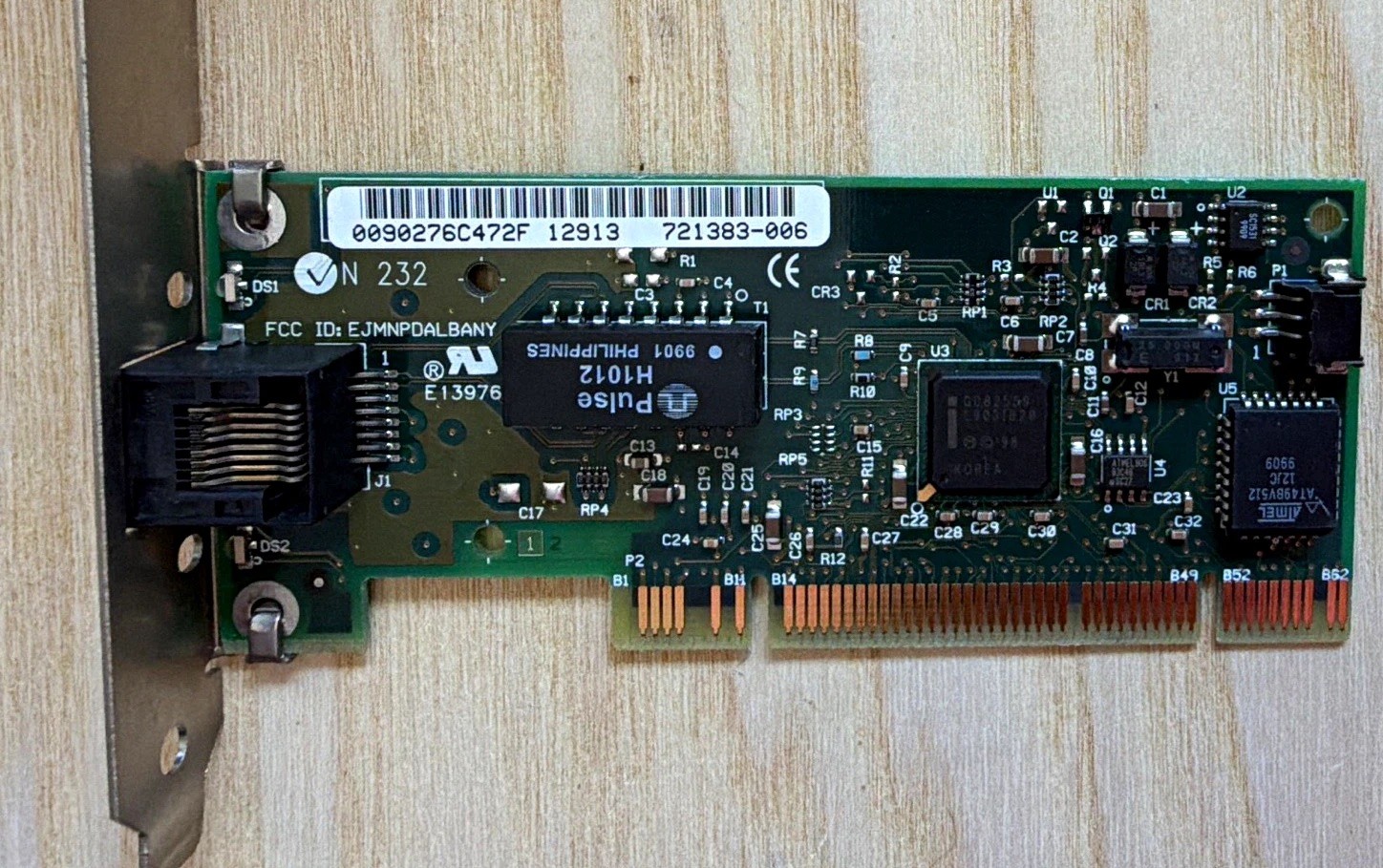 READ DETAILS HP PCI 10/100 Fast Ethernet RJ-45 NIC 100 Mbps 1-Port 721383-006