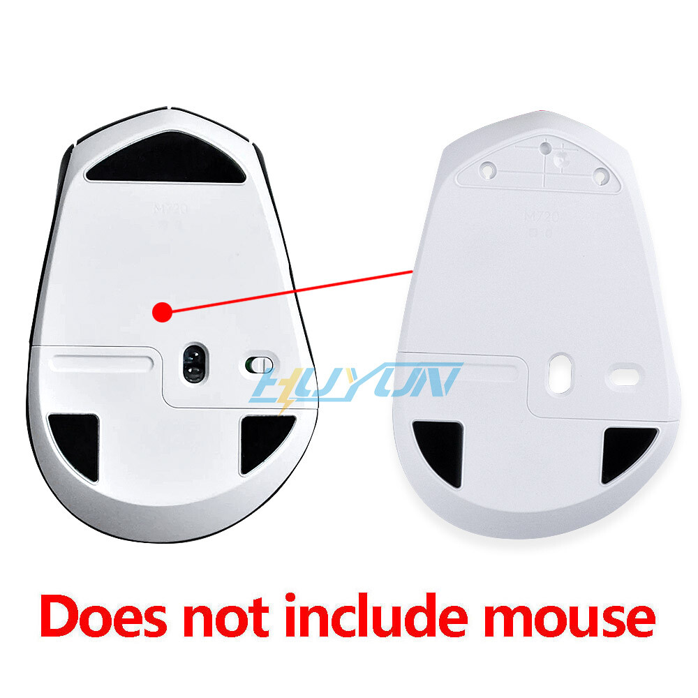 Top Shell battery Cover Bottom Case wheel for Logitech M720 Triathalon Mouse