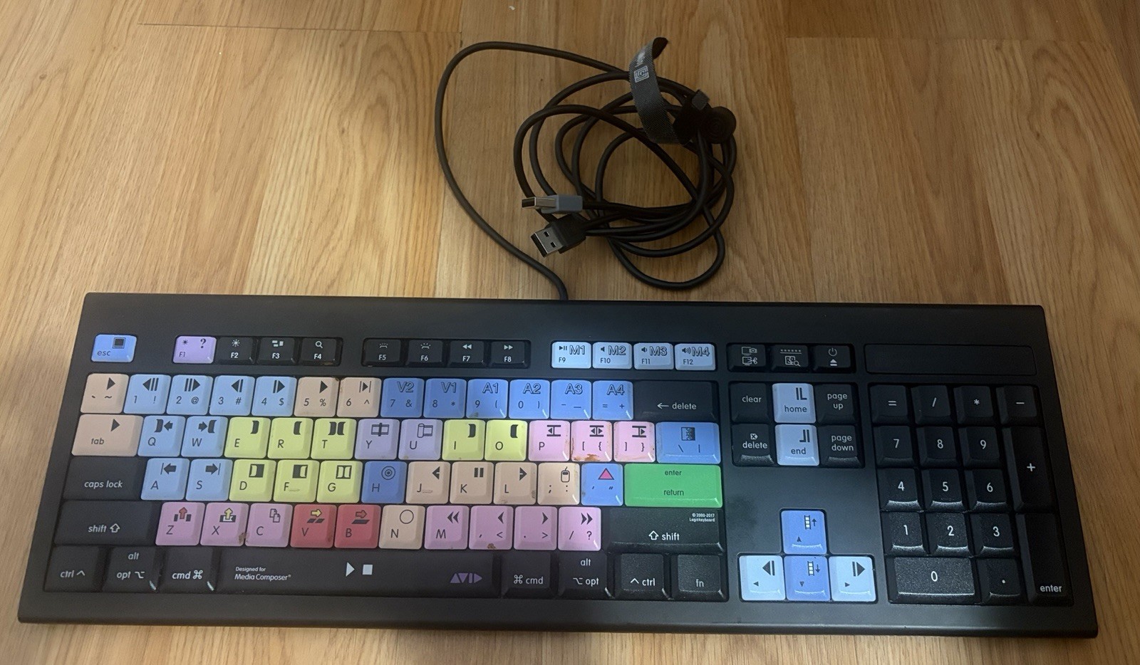 Logickeyboards Astra Avid USB Backlit Shortcut KB for Mac- KB-MBWH