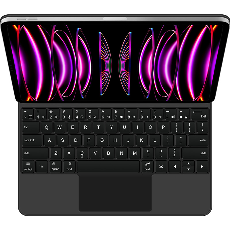 For Apple iPad Pro/Air 2026 3in1 Stand Leather Magnetic Removable Keyboard Case