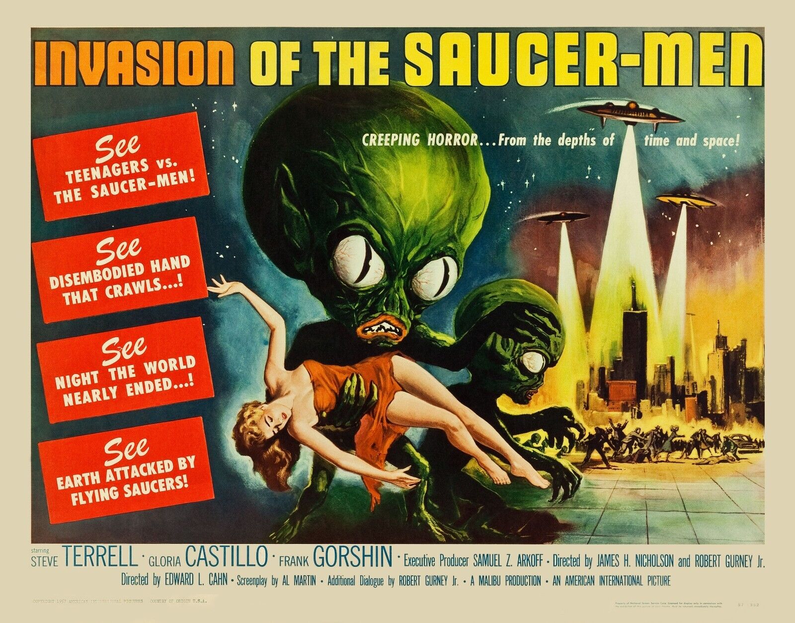 Invasion of the Saucer Men Movie poster Mouse Pads Stunning Photos