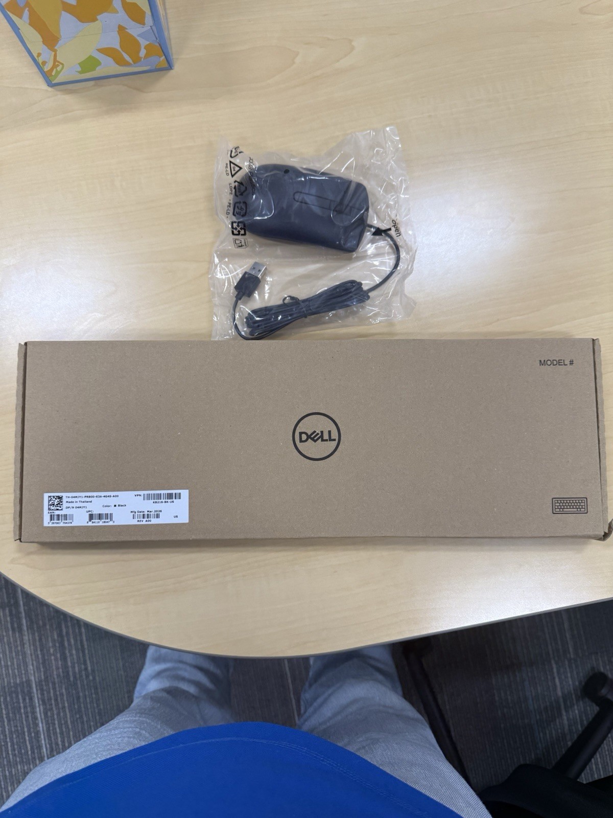 Dell KB216-BK-US Wired USB Keyboard & Mouse Combo NEW OEM.  36 Sets Available