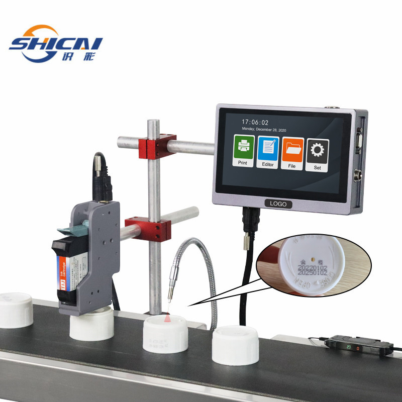 12.7mm Auto Online Inkjet Coder Printer Date Batch No Conveyor Industrial Grade